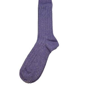 Bresciani Woman Over the Calf Lilac Color Socks One Size New With Tags